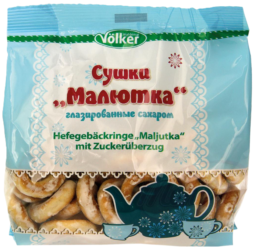 Waldemar Völker - Drogers "Malyutka" geglazuurd met suiker 180g.