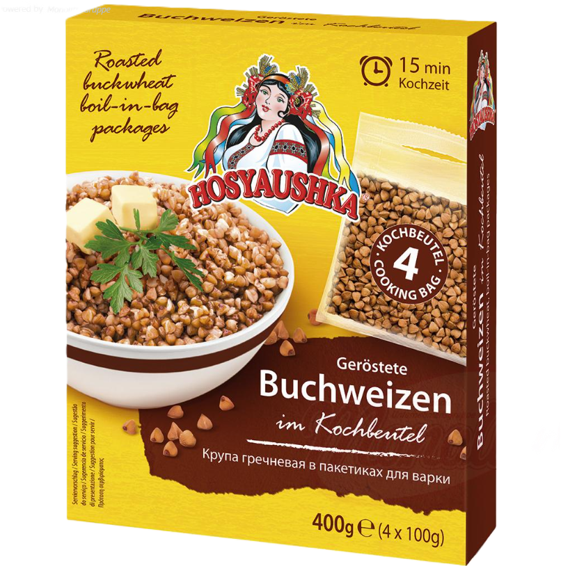 HOSYAUSHKA - Boekweit in zakken om te koken 4 x 100g.