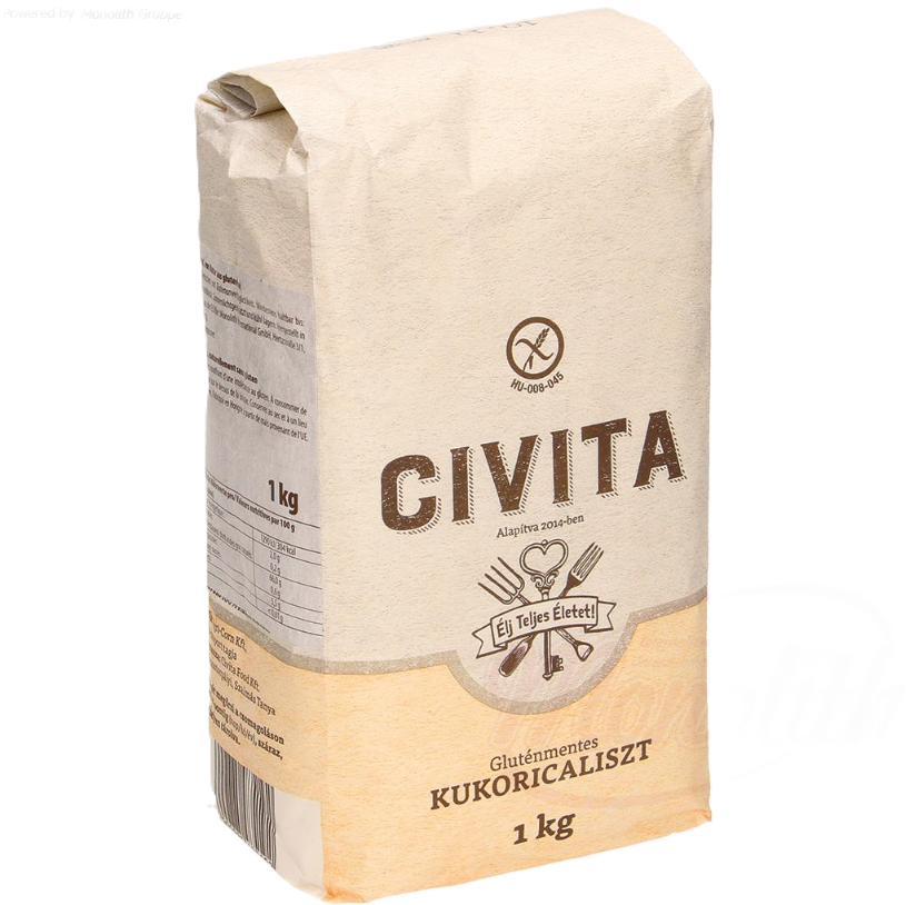 Civita - Maïsmeel, glutenvrij 1kg.