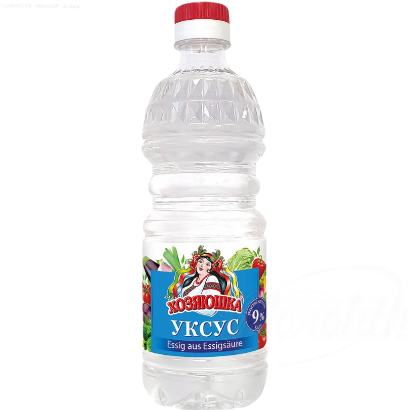 HOSYAUSHKA - Azijn gemaakt van azijnzuur, 9% zuur 500ml.