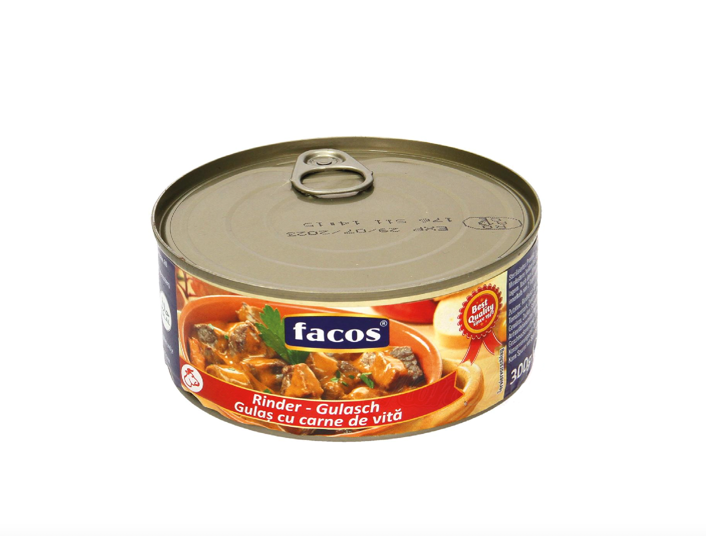 Facos - Goulash van rundvlees 300g.