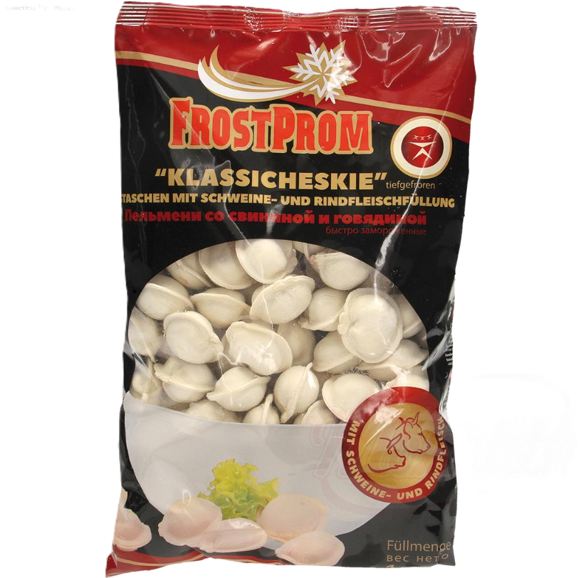 FrostProm - Dumplings "Classic" met varkens- en rundvlees 1kg.