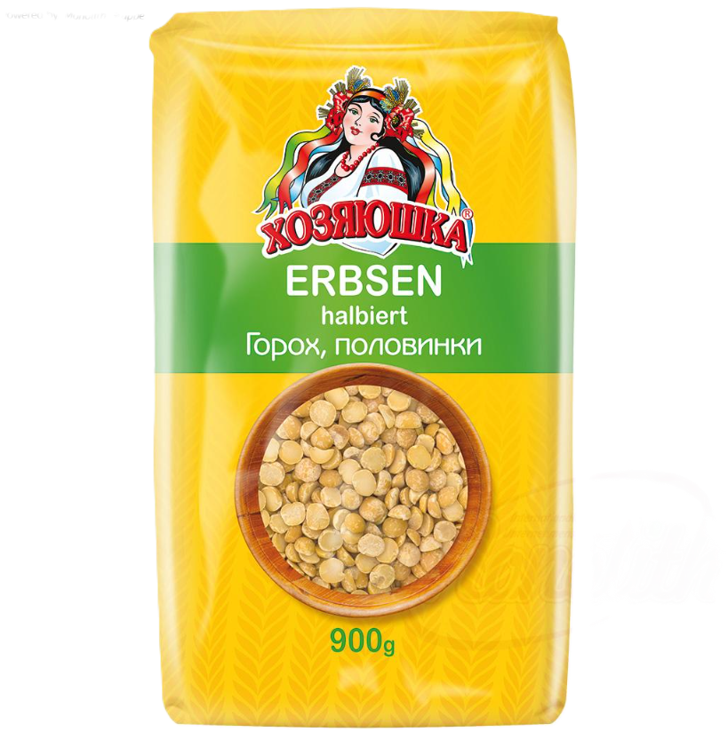 HOSYAUSHKA - Erwten in tweeën gesneden 900g.