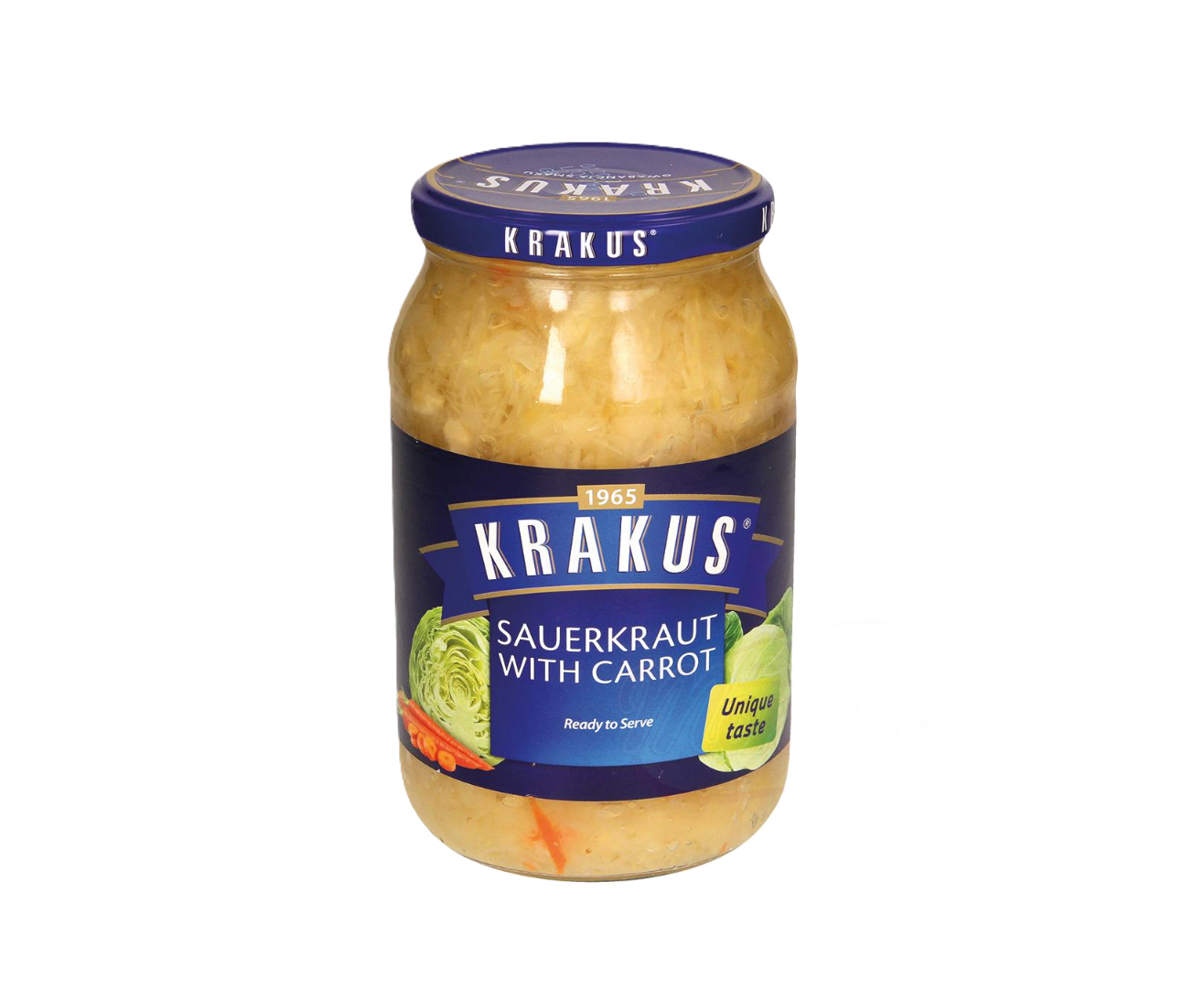 KRAKUS - Zuurkool met wortelen 900g.