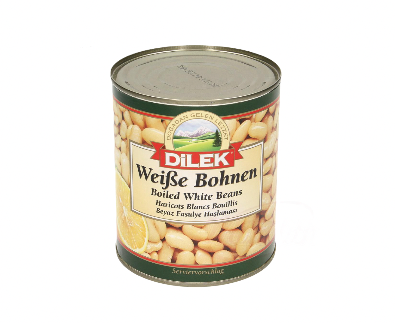 DiLEK - Ingeblikte witte bonen 800g.