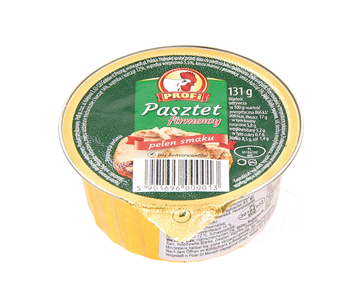 Profi - Kippenpastei met varkensvlees 131g.