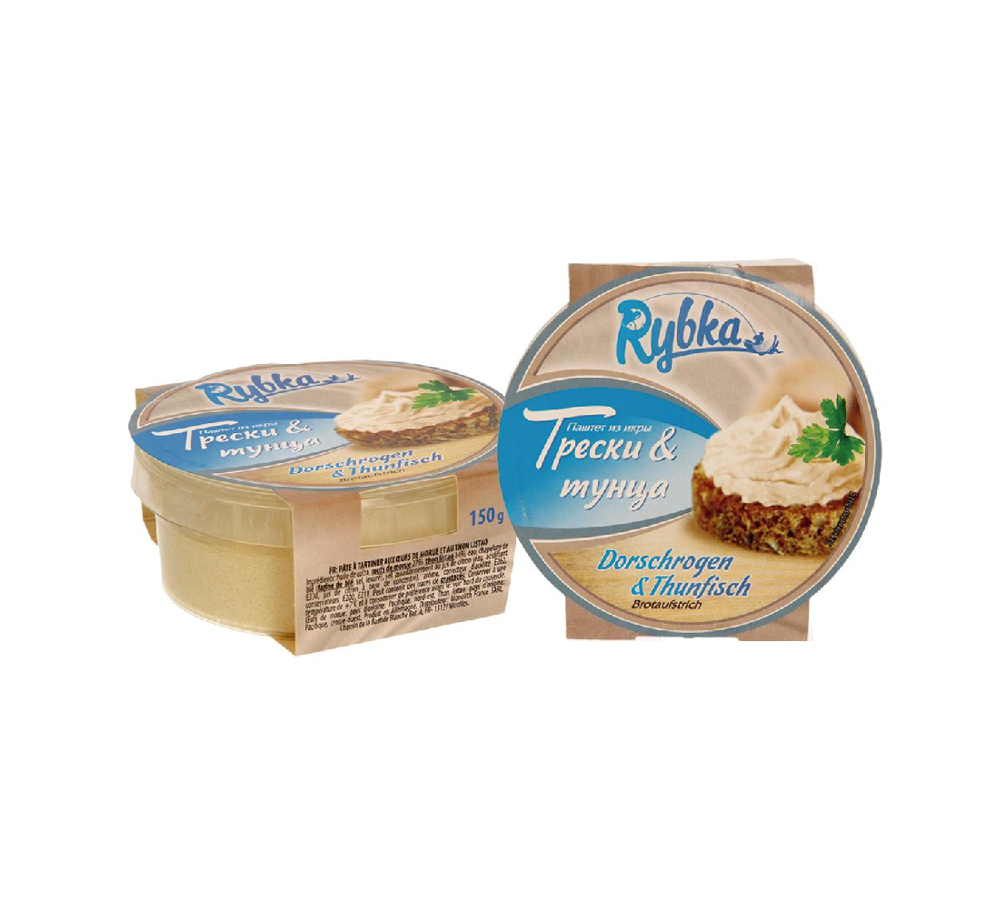 Rybka - Kabeljauwkuit en tonijn pate 150g