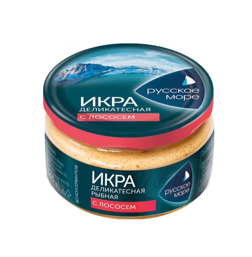 More - Kaviaar pate 'lodde' met stukjes zalm 165g.