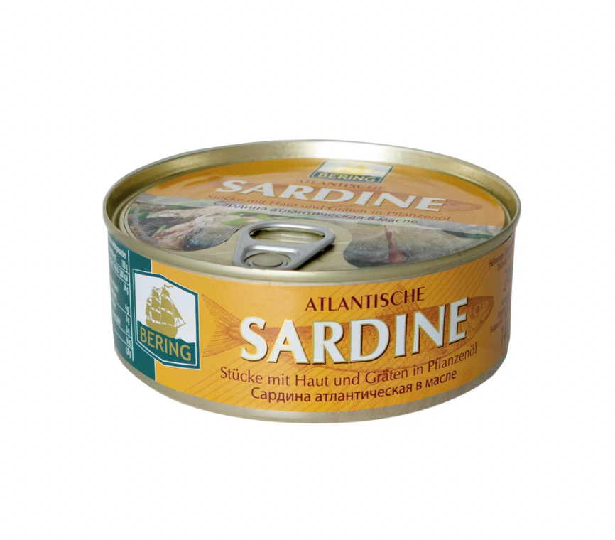 Bering - Atlantische sardine 240g