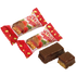 Lukas - Twee laags snoepjes met een gegrild geleilichaam met frambozensmaak in cacao houdend glazuur 100g.