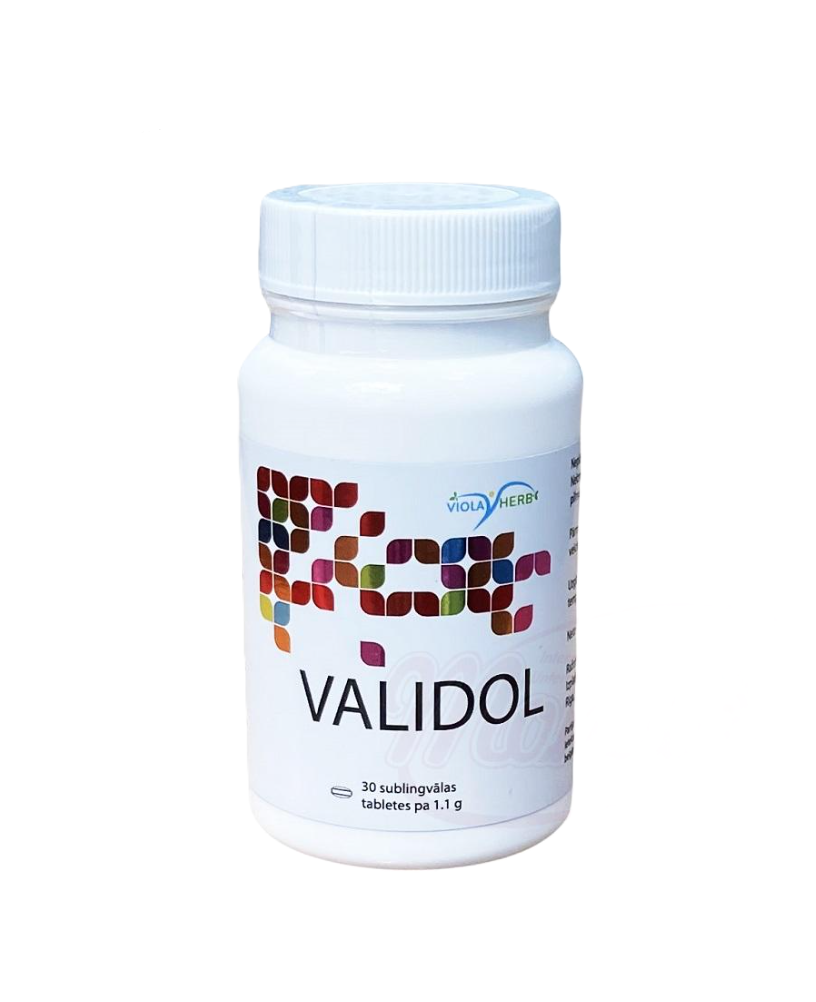 Voedingssupplement Validol 30 tabletten 33g.