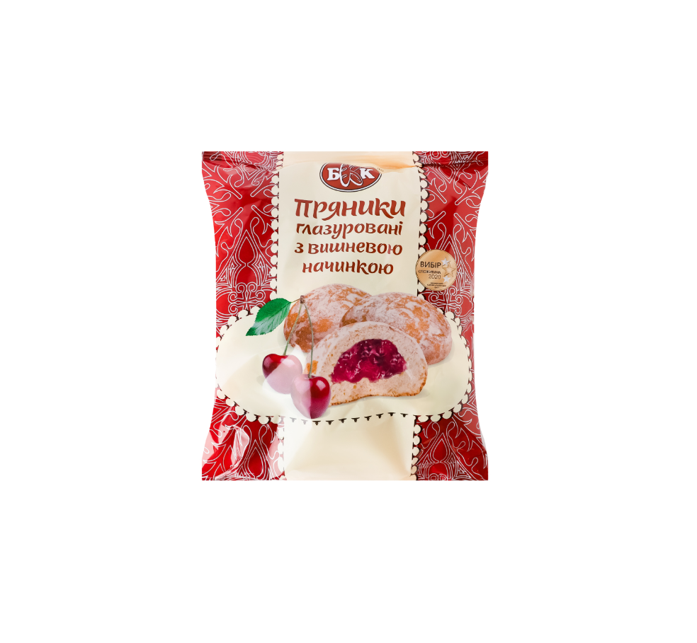 Peperkoekjes met kersenvulling 300g.