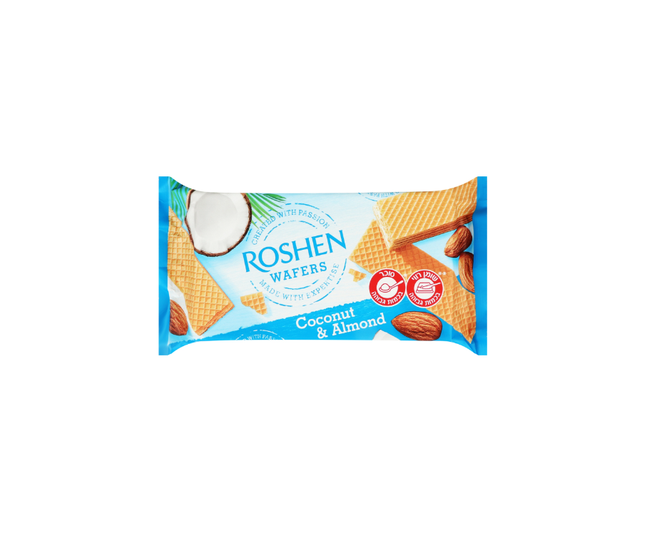 ROSHEN - Wafels kokosnoot en amandel 216g.