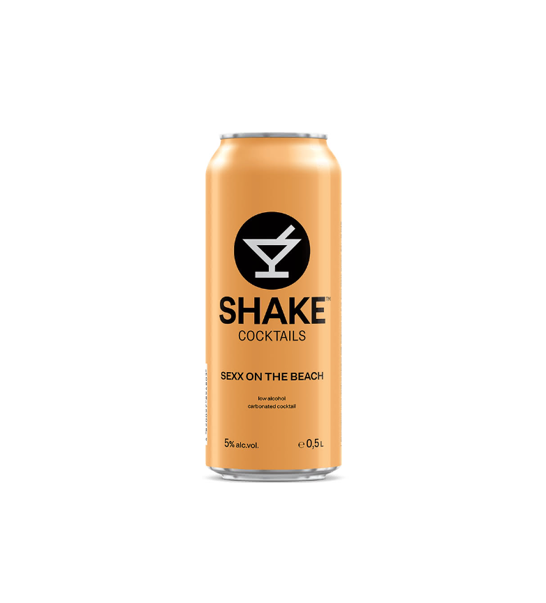 SHAKE - Cocktail sexx on the beach 5% Alc. 500ml.