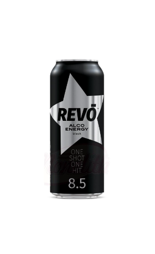 REVO - Energie drank met alcohol (black) Alc. 8,5% 500ml.