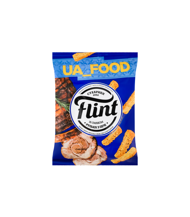 Flint - Tarwebrood snack (Varkenshaasje uit de oven) 100g.