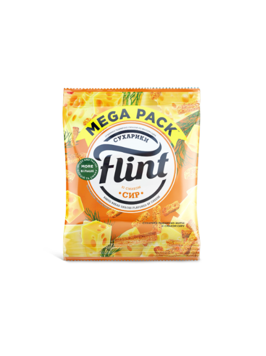 Flint - Tarwebrood snack met kaas smaak 100g.