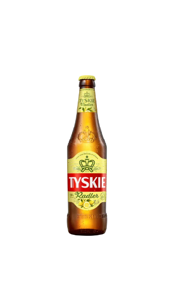 Bier "Tyskie Radler" 2% alc. 500ml.