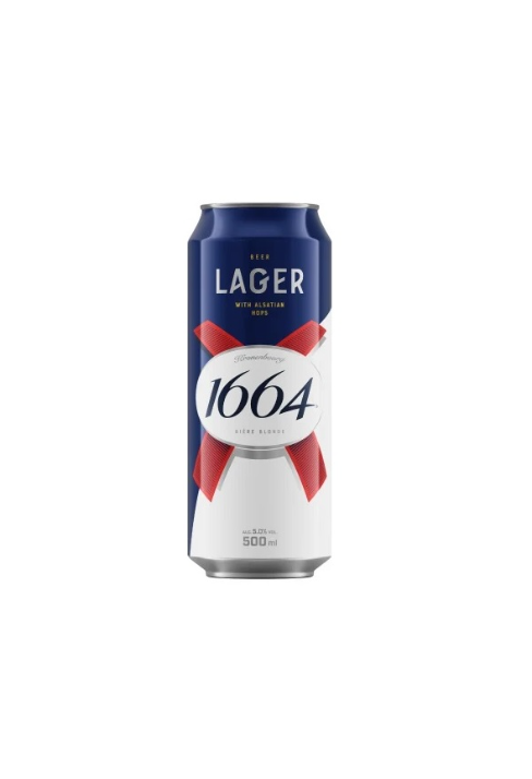 1664 - Lager bier 5% Alc. 500ml.