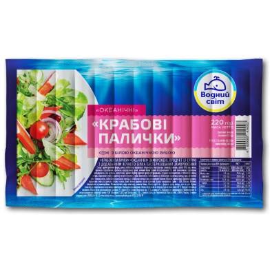 Diepvries “Oceanis” Surimi sticks.