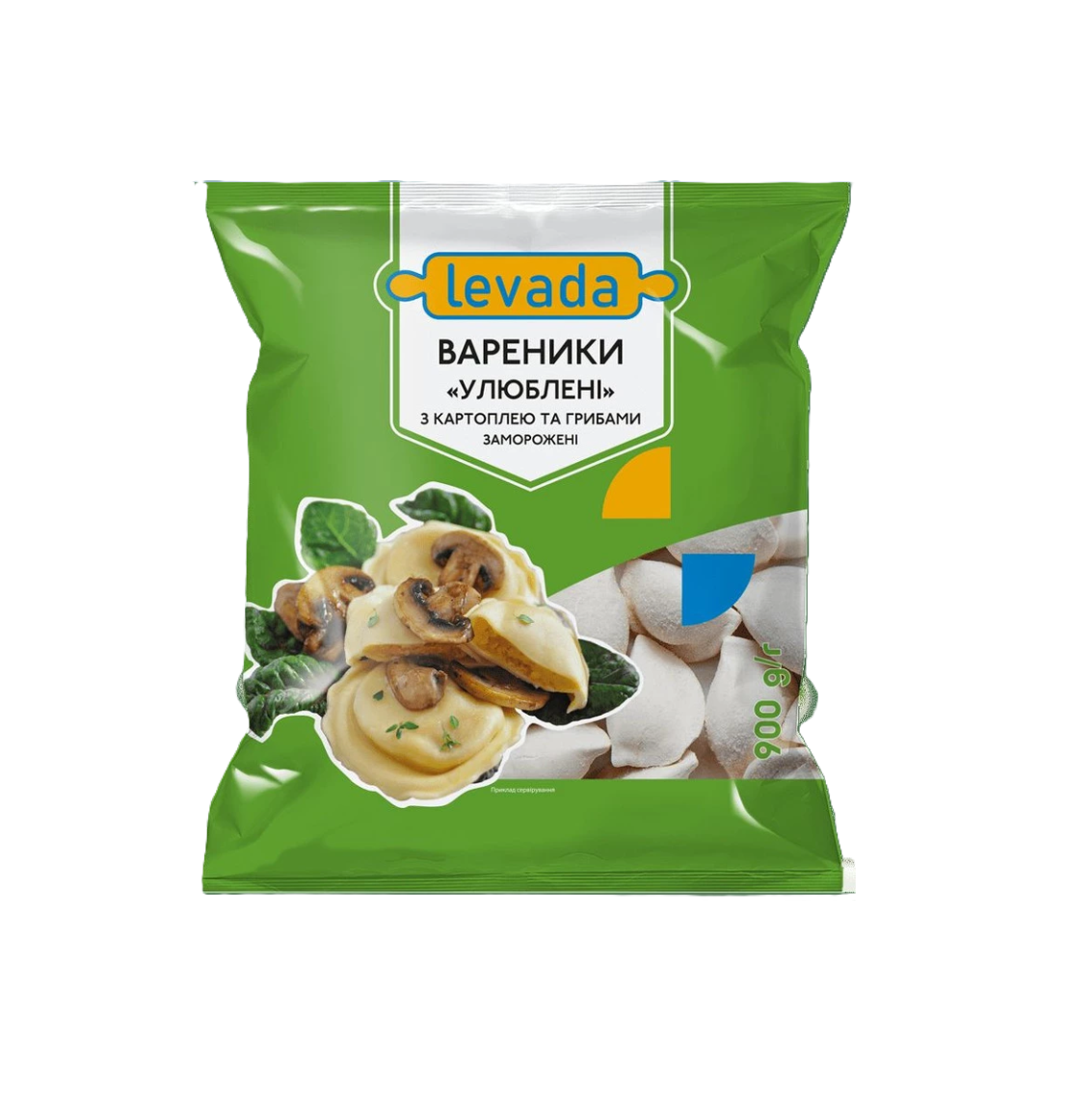 Dumplings met aardappelen en champignons.