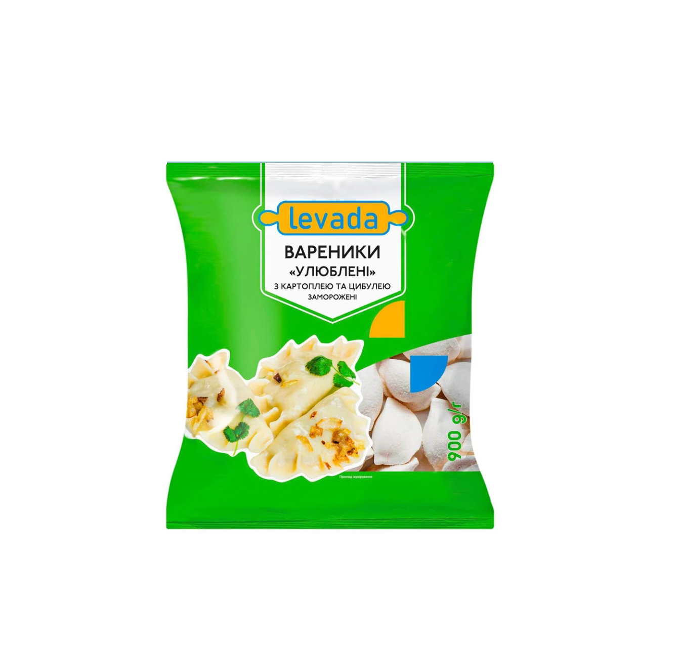 Dumplings “Vareniki Favorieten” met aardappelen en uien.