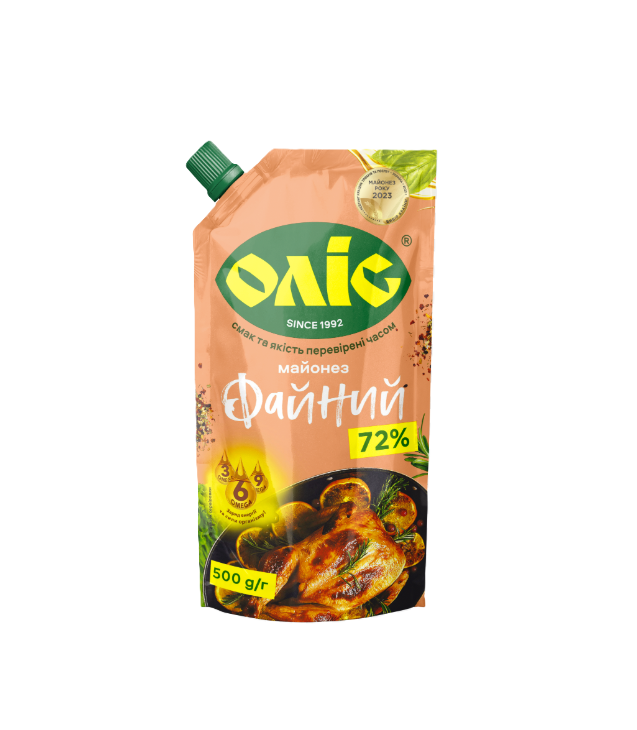 Mayonaise “Fajnyi” 72% vet.
