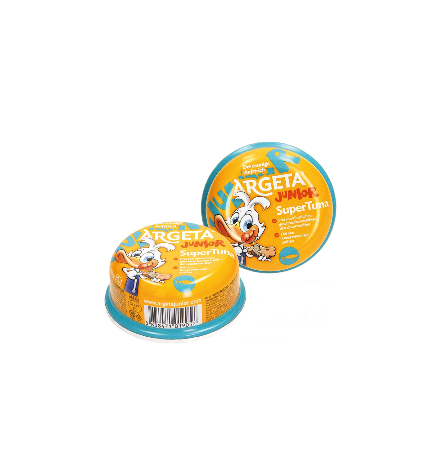 Argeta - Tonijnspread met 31% gekookte tonijn – toegevoegde melkeiwitten. Gesteriliseerd product.