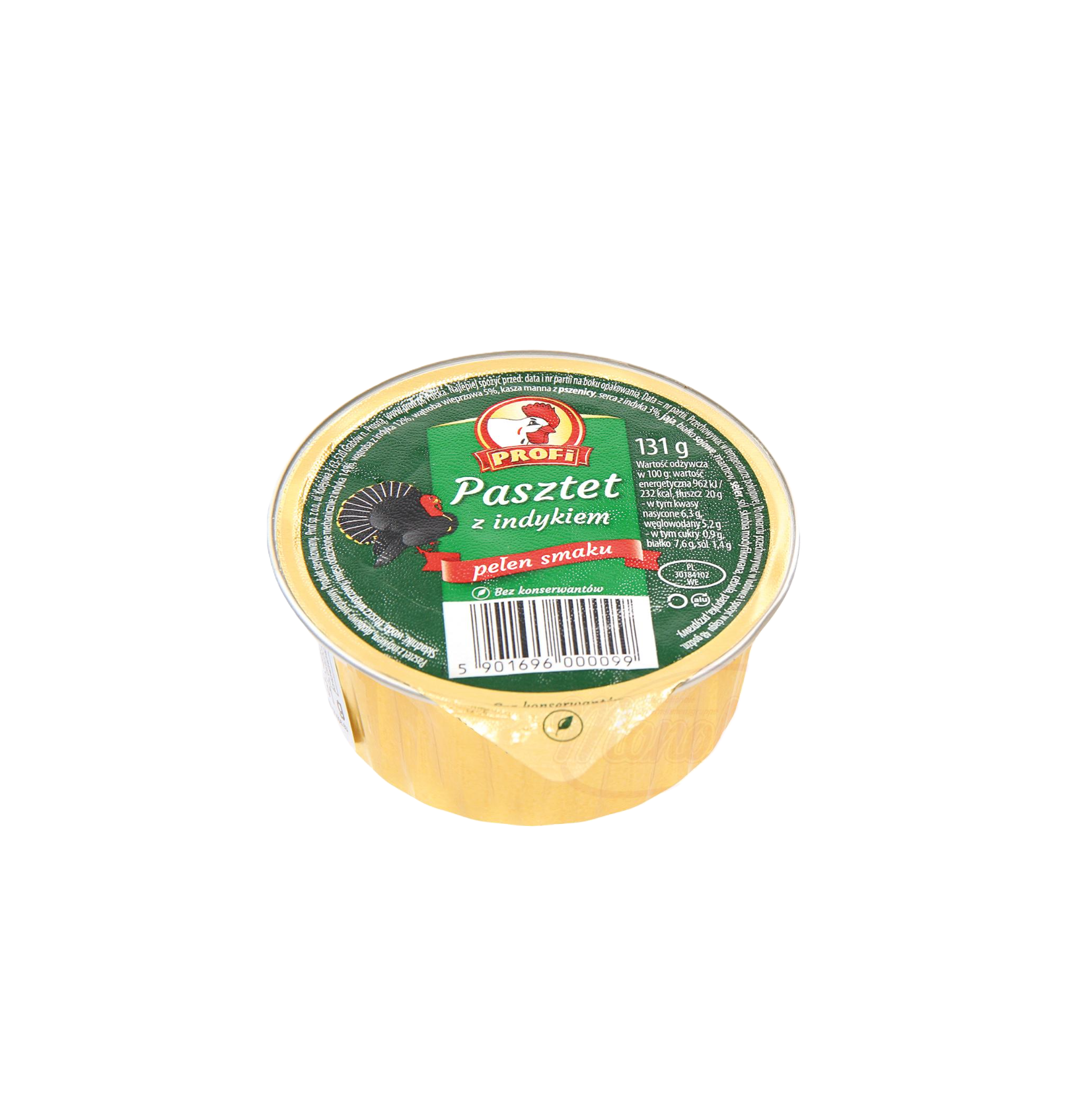 Profi - Broodspread met kalkoen, naar Pools recept.