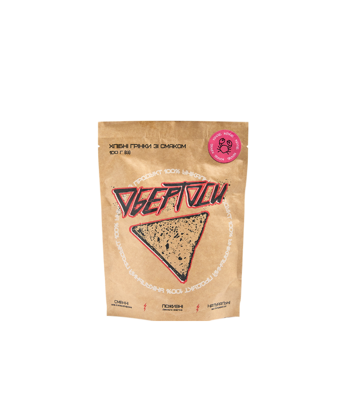Obertosy - Tarwecroutons met de smaak “Krab”.